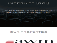 Tablet Screenshot of internetroi.com